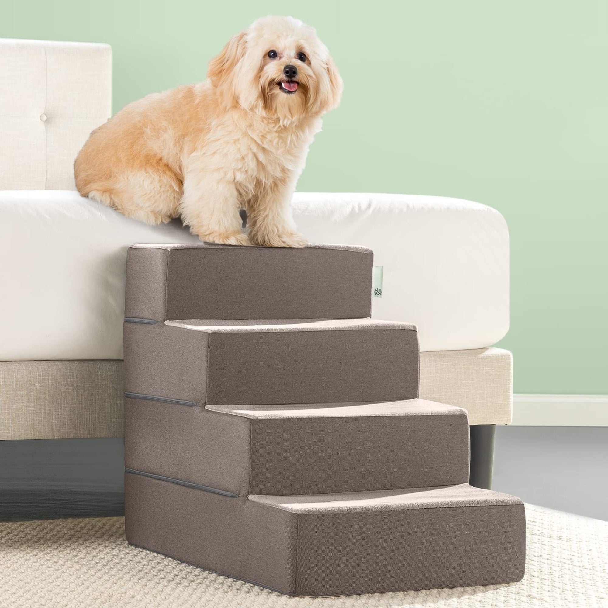 Foam 13”-24” Easy Pet Stairs, Sand