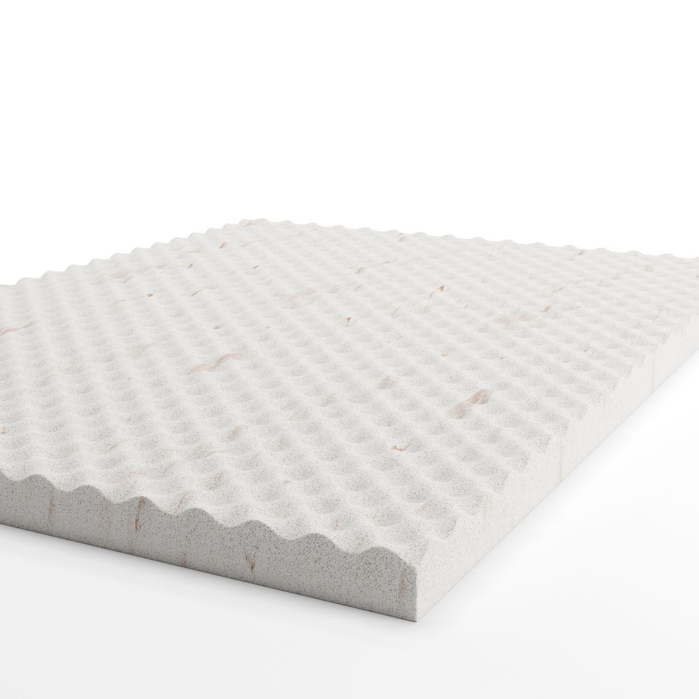 3  Cooling Copper Swirl Convoluted memory foam mattress Topper Detail2