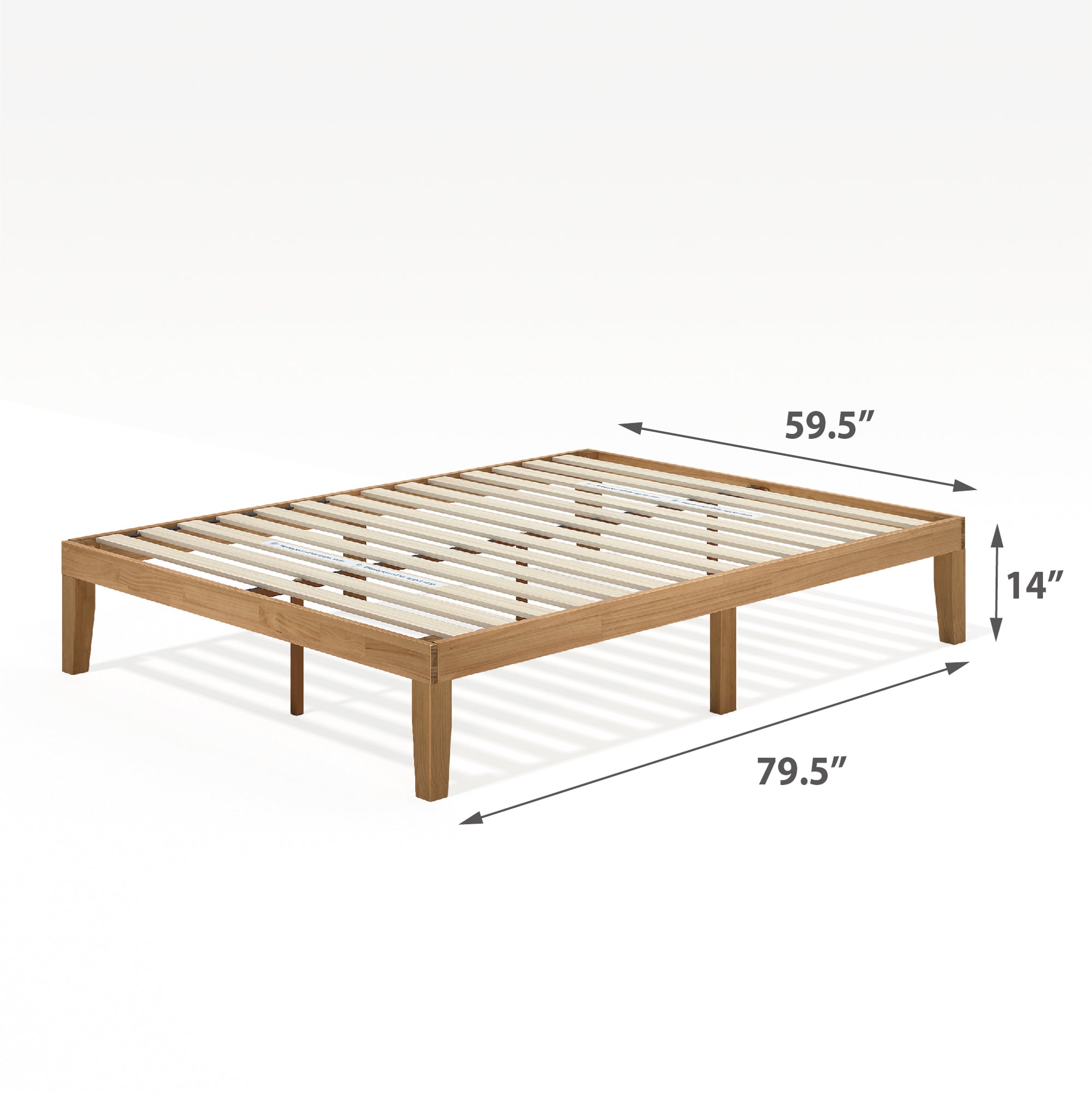 Moiz Wood Platform Bed Frame