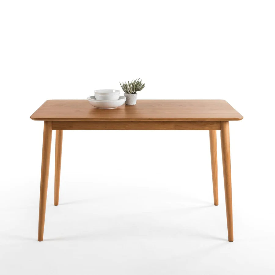 Jen wood dining table in natural