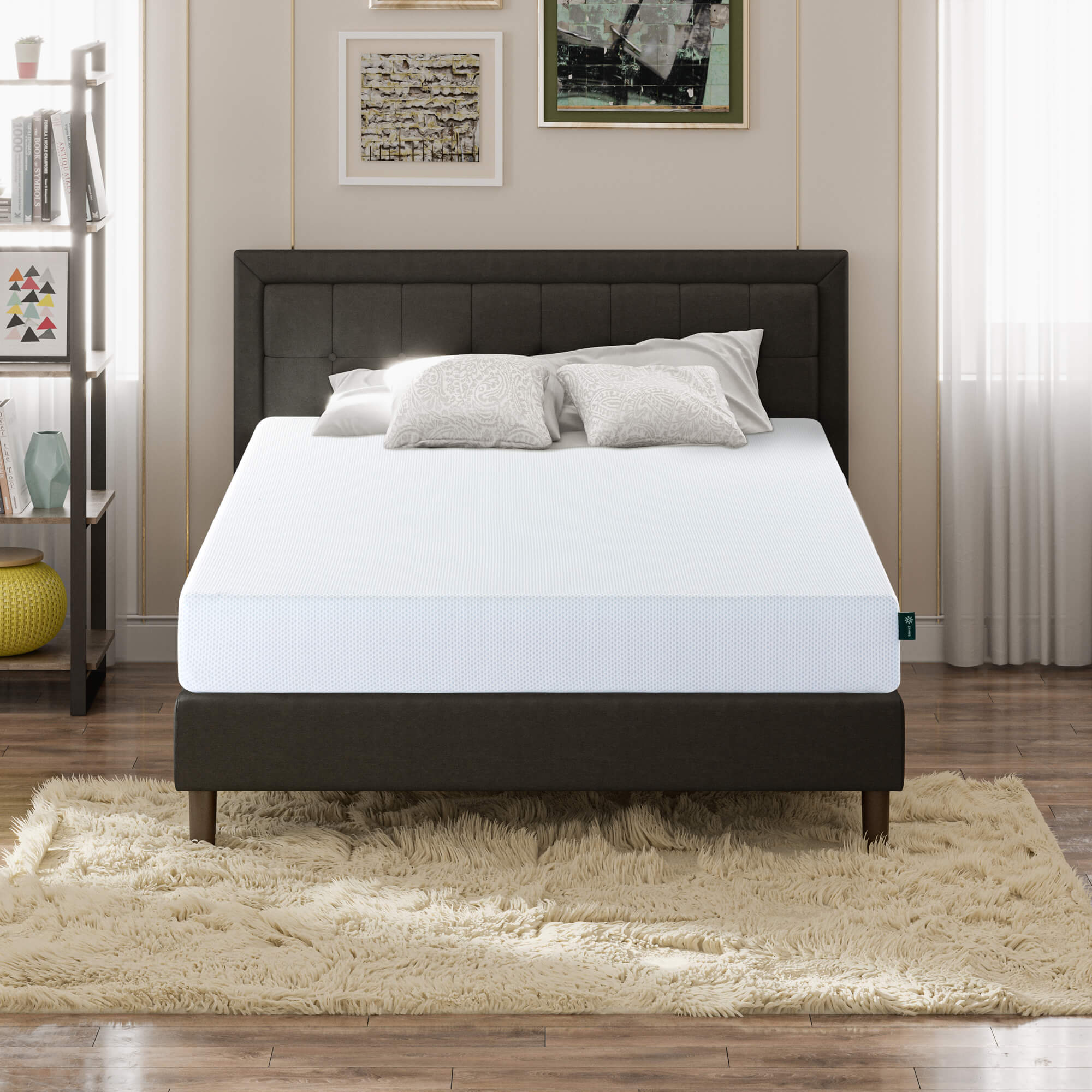 Green tea gel mattress hot sale