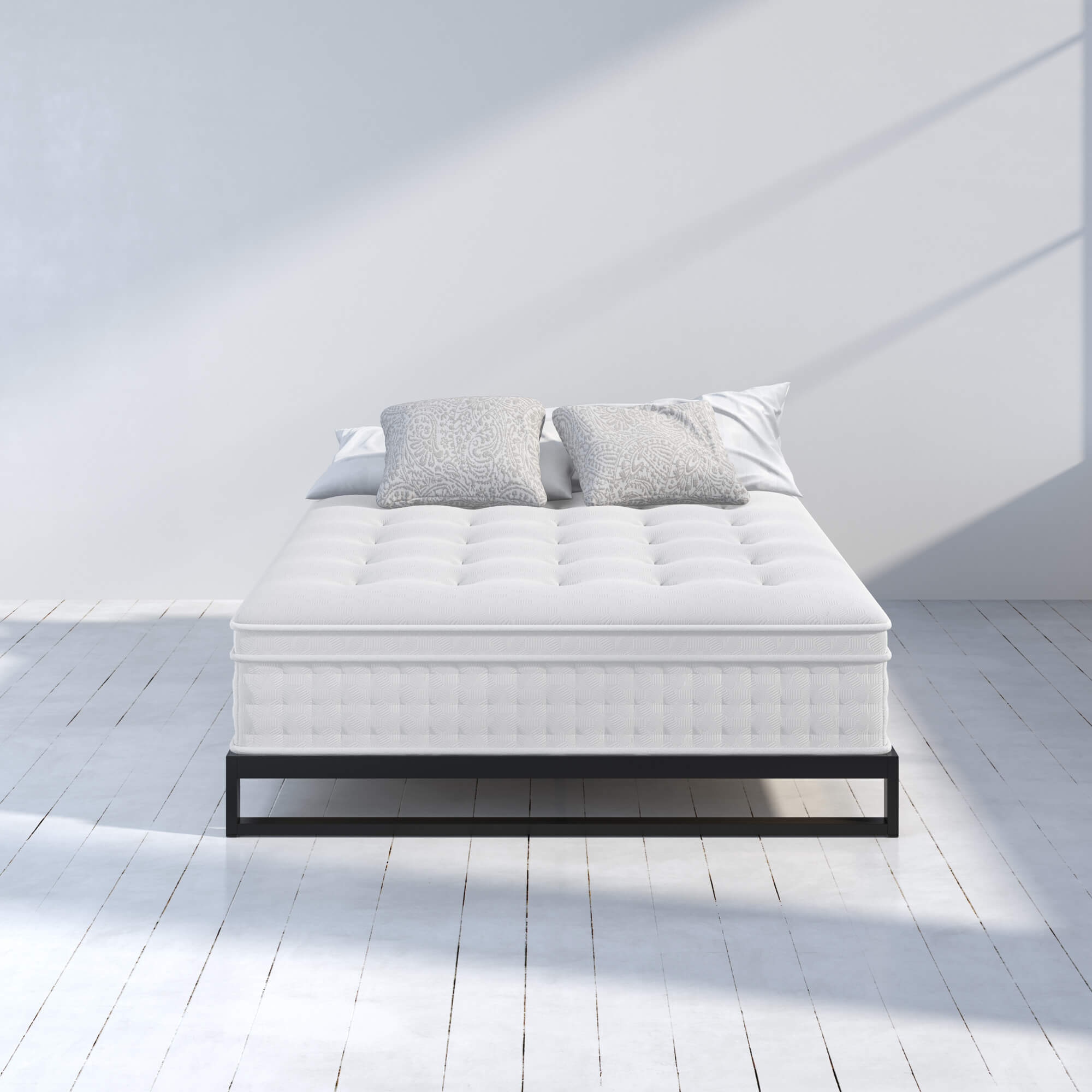 pressure relief euro top hybrid mattress