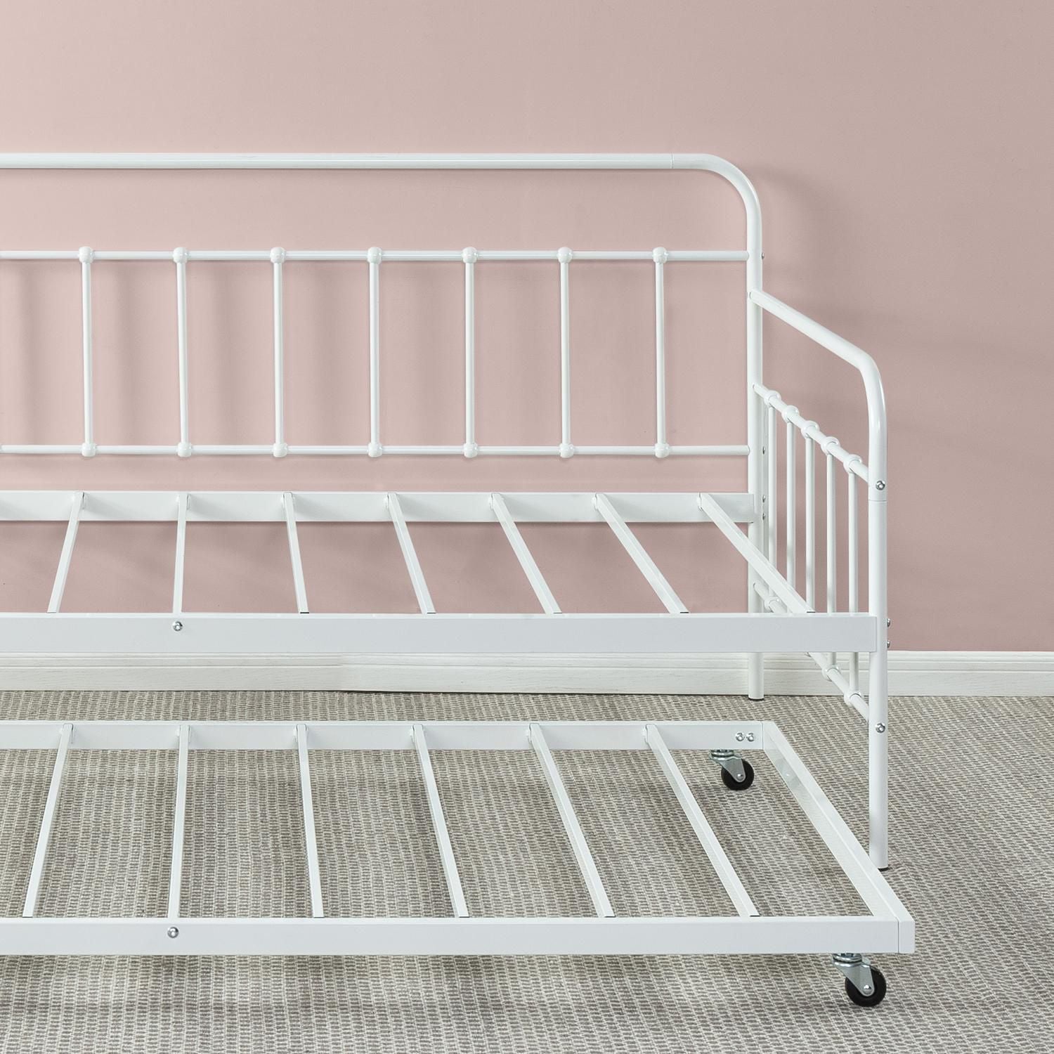 Florence Metal Daybed with Trundle