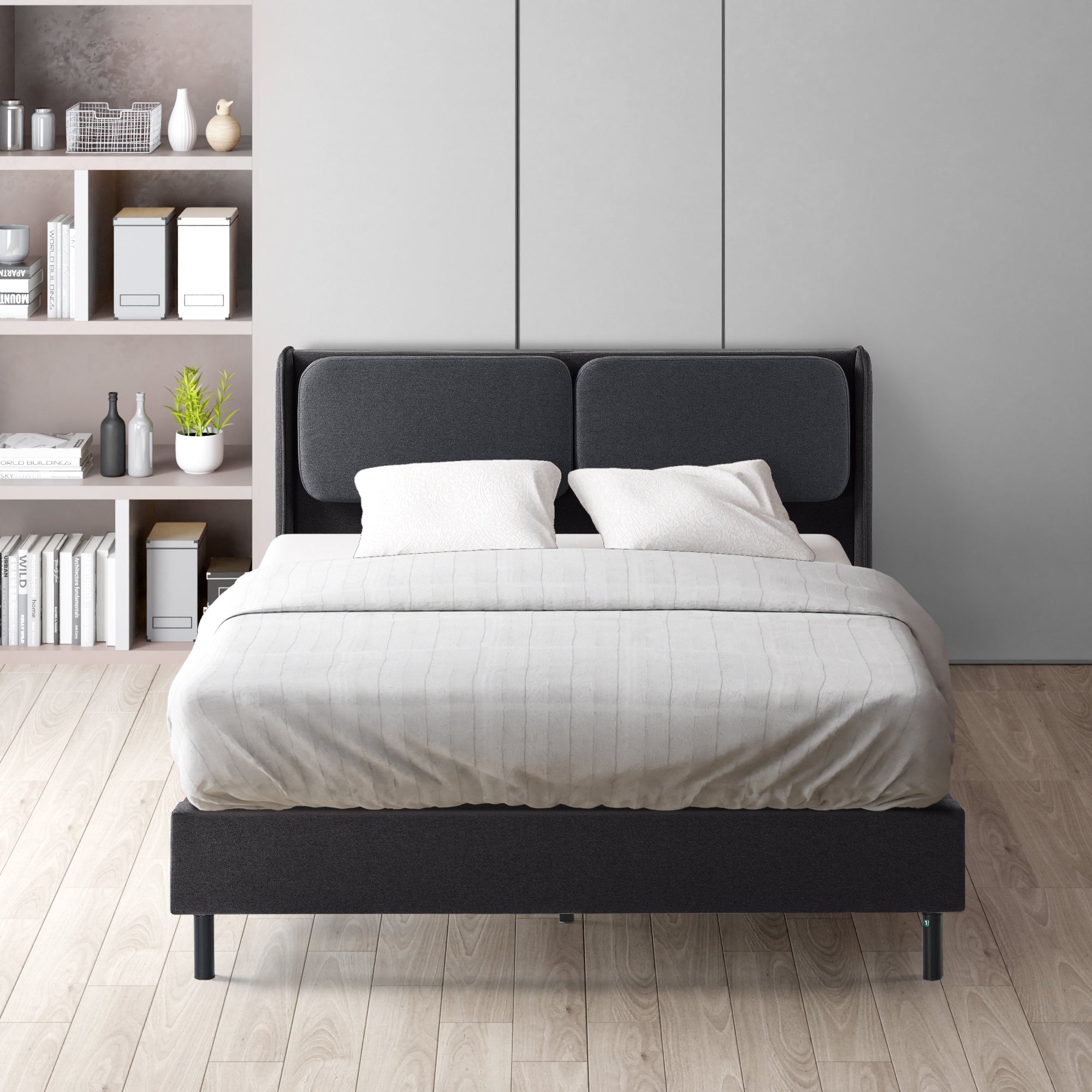 Avery Platform Bed with Reclining Headboard and USB