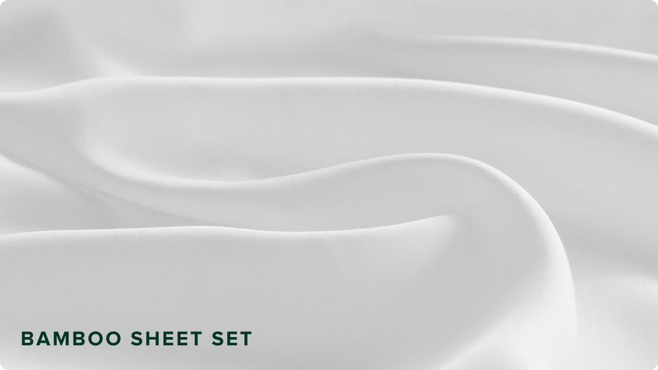 Enjoy a restful night with bamboo sheets. Cool, cozy, and eco-friendly, fitting mattresses up to 16 inches deep.