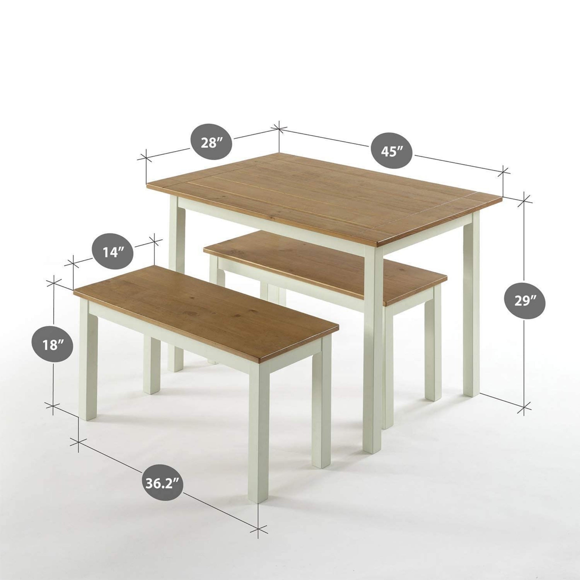 Becky Wood Dining Table Set