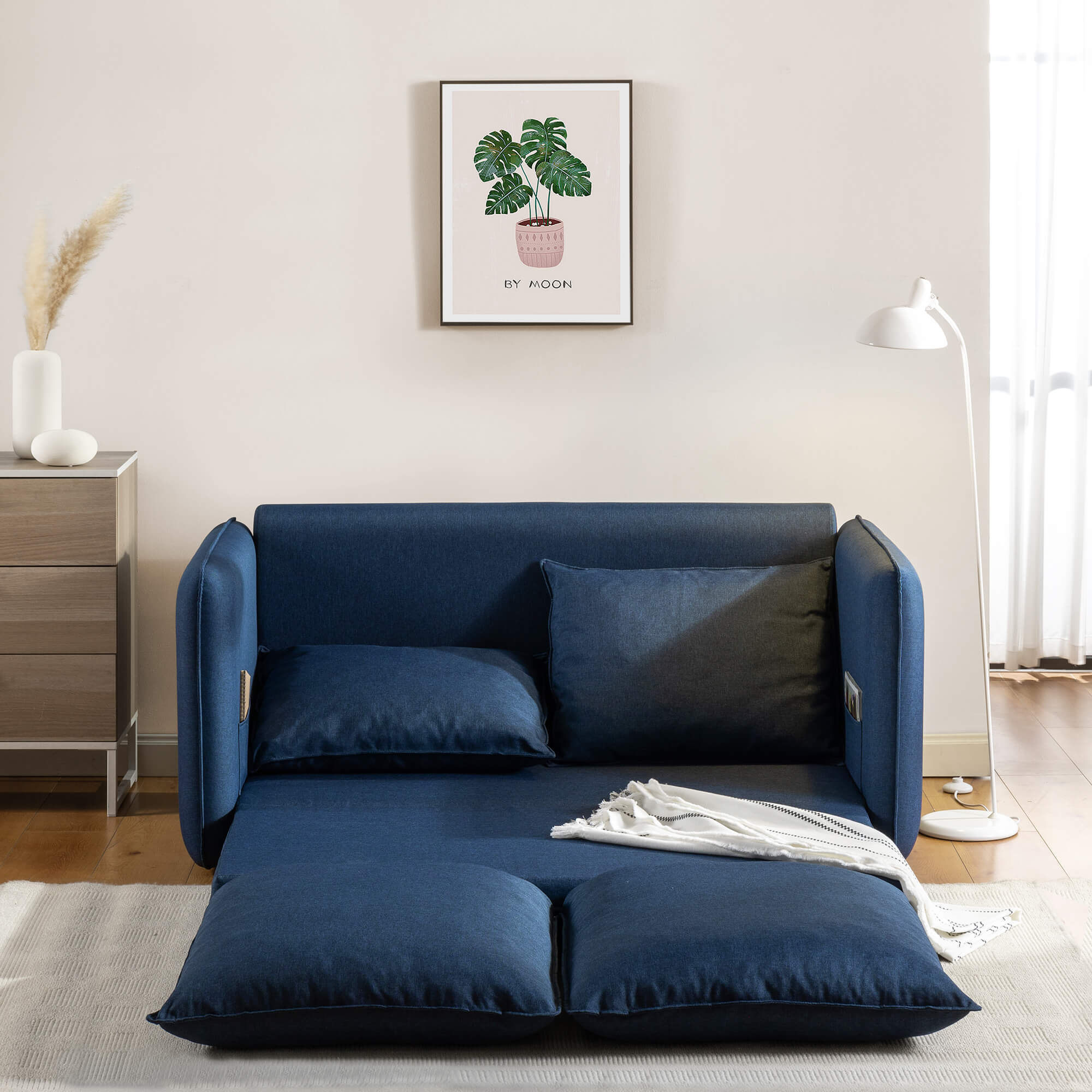 cody sleeper sofa in navy