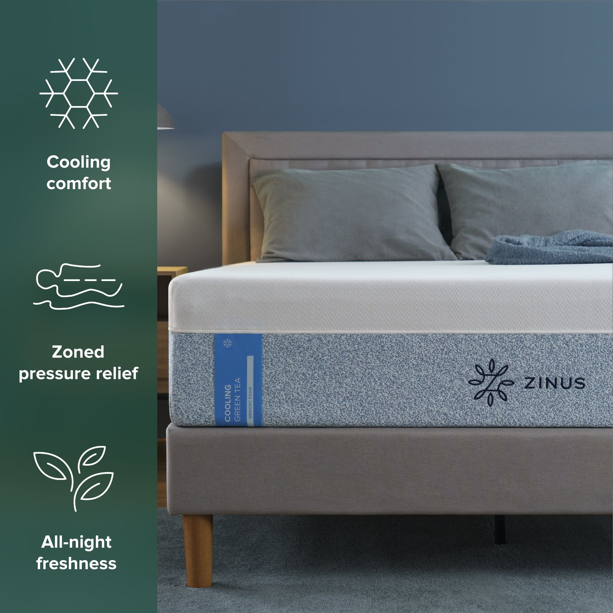 Cooling Gel Memory Foam Mattress | Zinus