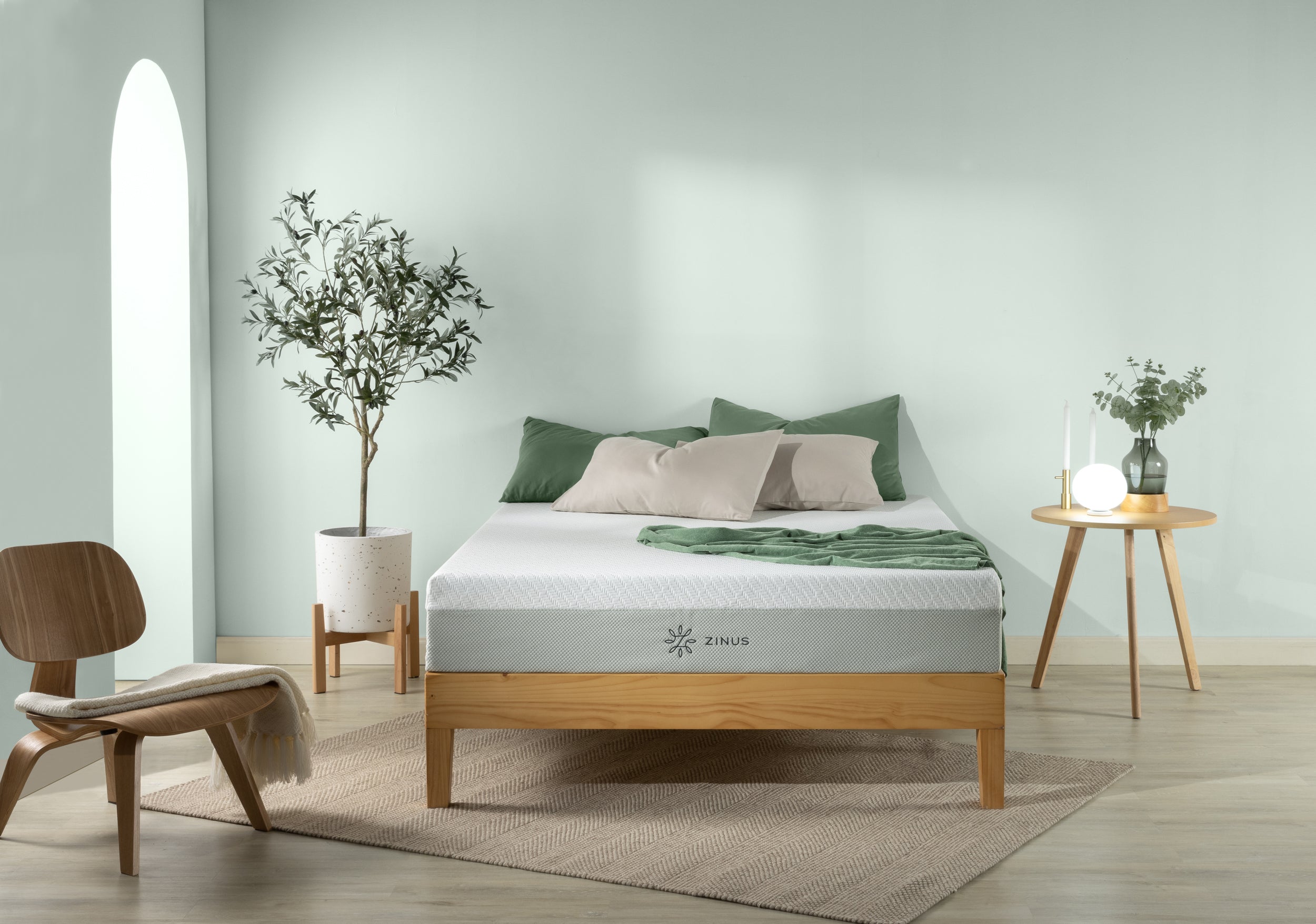 green tea luxe memory foam mattress