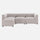 Luca Reversible Chaise Sectional Sofa view 2