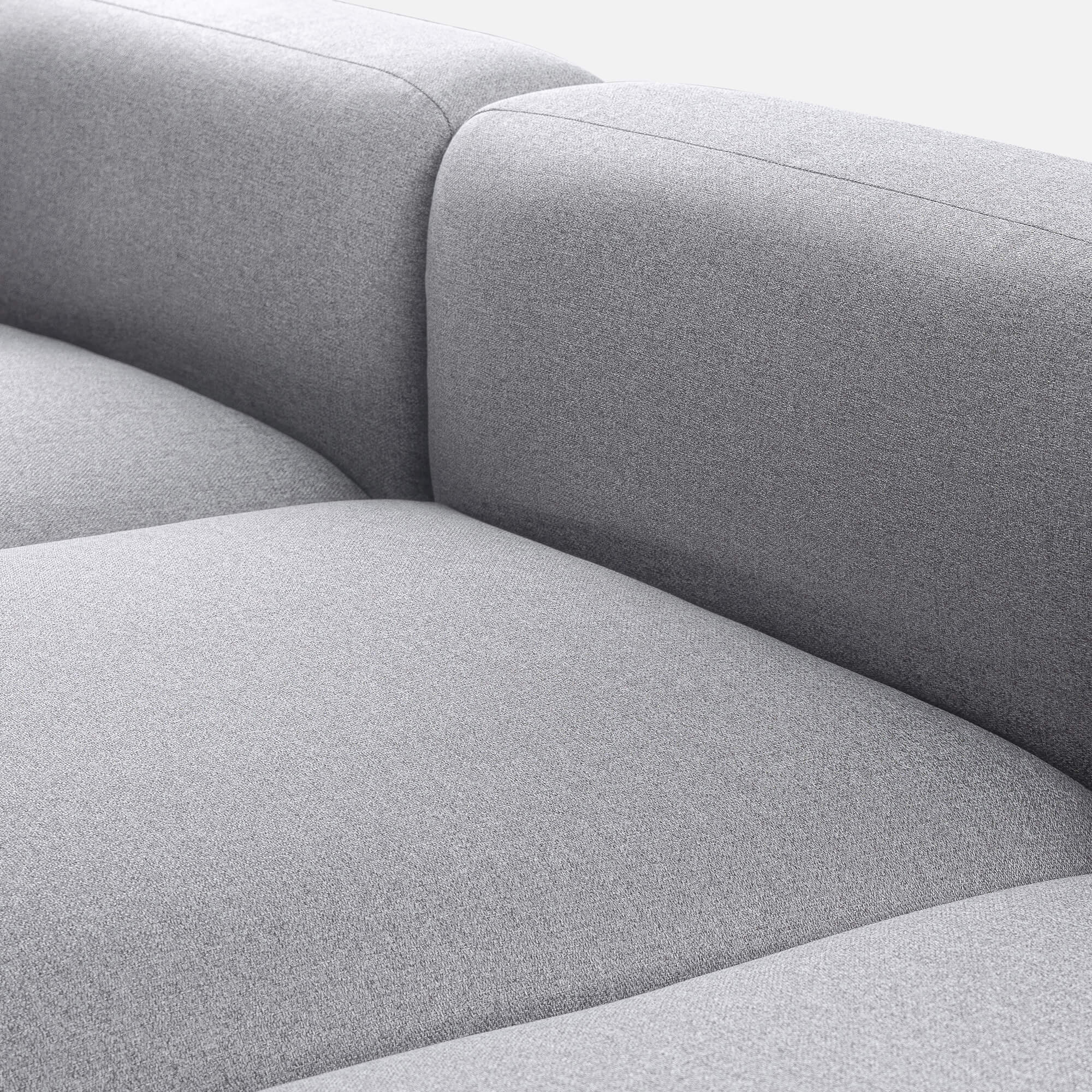 luca sectional sofa in grey