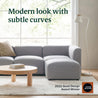 luca reversible sofa in grey - good design award winner