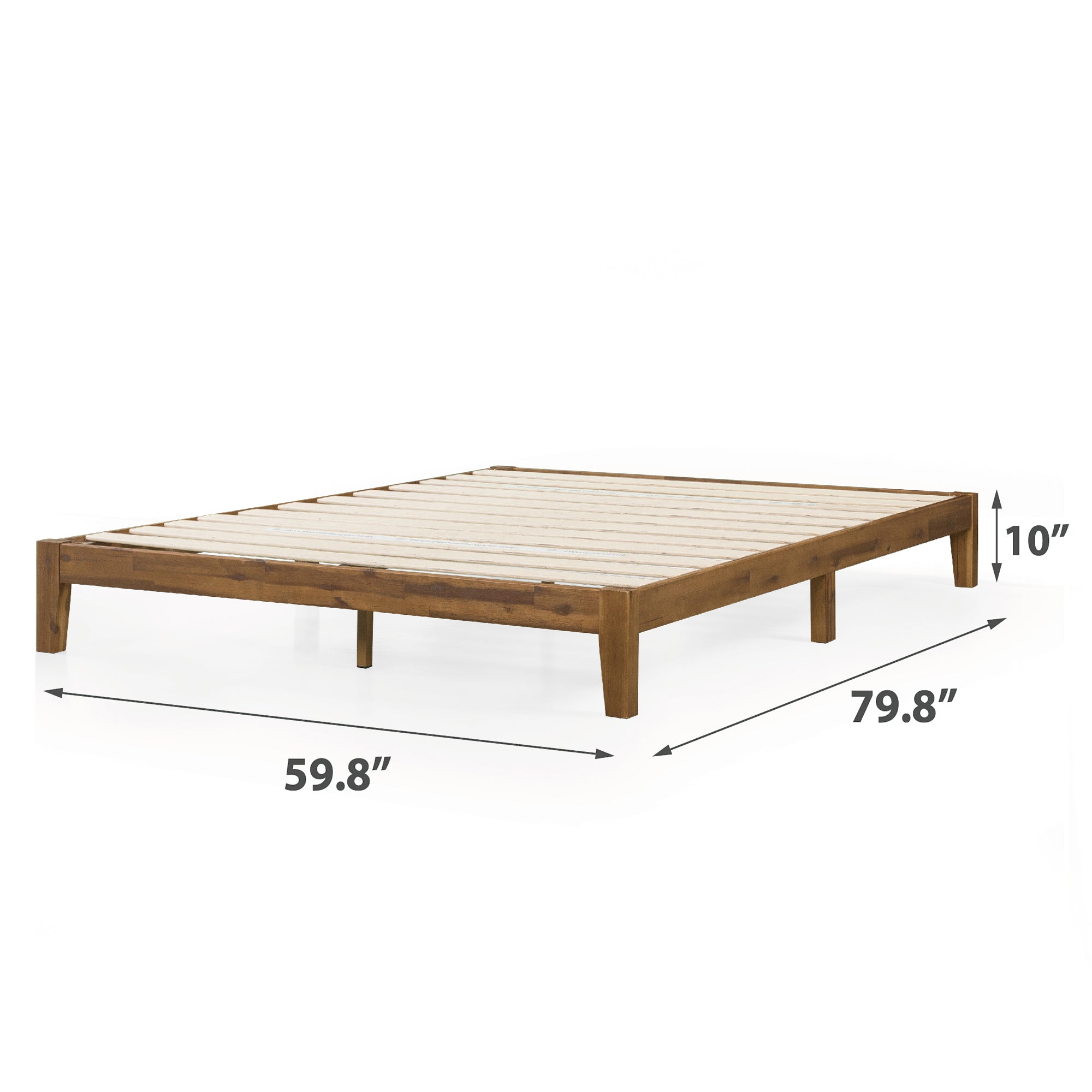 Lucinda Wood Platform Bed Frame