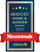 Go to slide Newsweek America’s Best Home & Garden Brands 2023 award logo badge presented in partnership with Statista, featuring a gold border on a blue background with five stars at the top, bold red Newsweek banner across the center, and text highlighting recognition as a top home and garden brand.