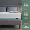 Zinus Original Green Tea Hybrid Mattress with supportive coils and refreshing green tea-infused foam.