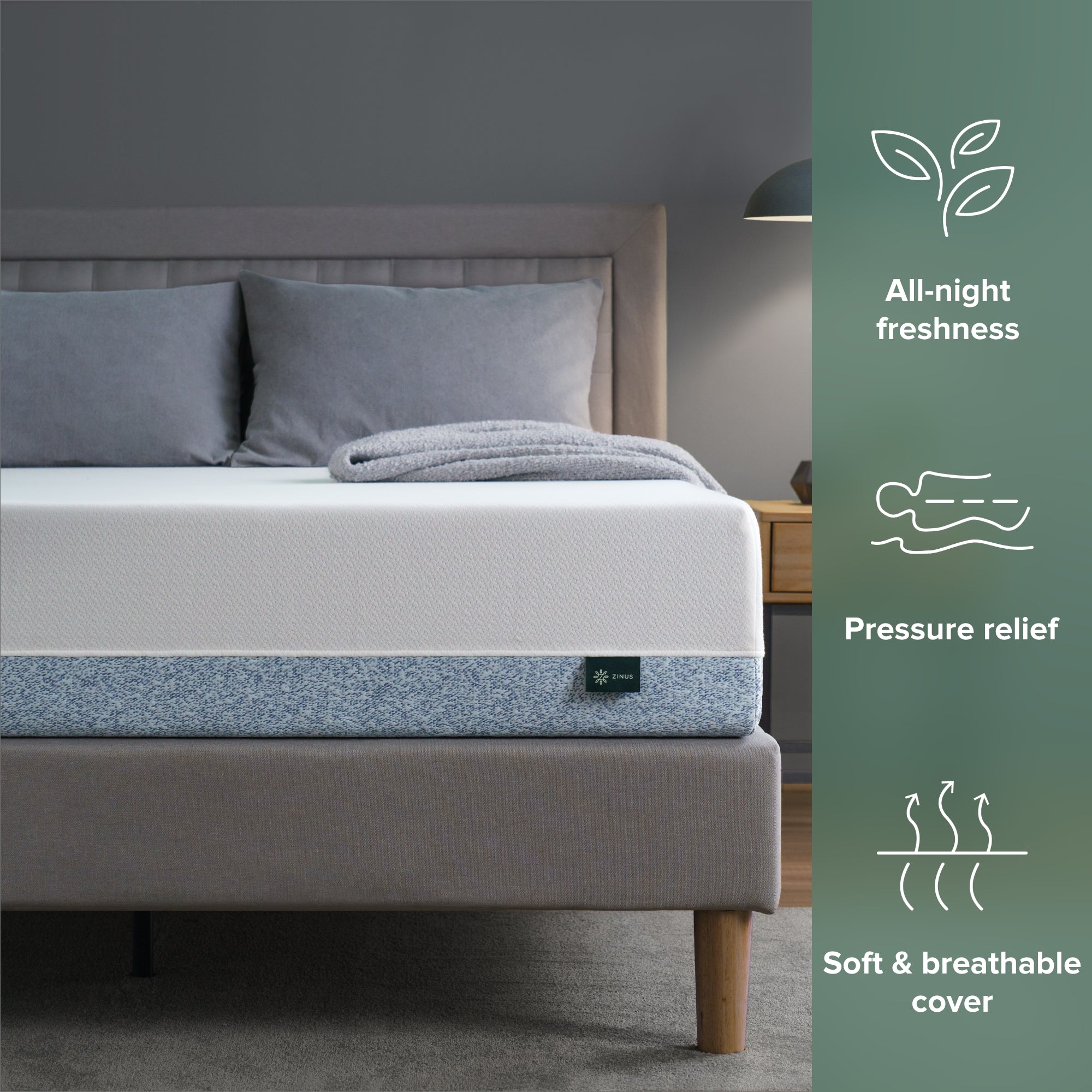 Original Green Tea Memory Foam Mattress