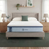 Zinus Ultra Cooling Green Tea Memory Foam Mattress, Queen size, shown in front-view product photo, fiberglass-free with CertiPUR-US certified foam layers.