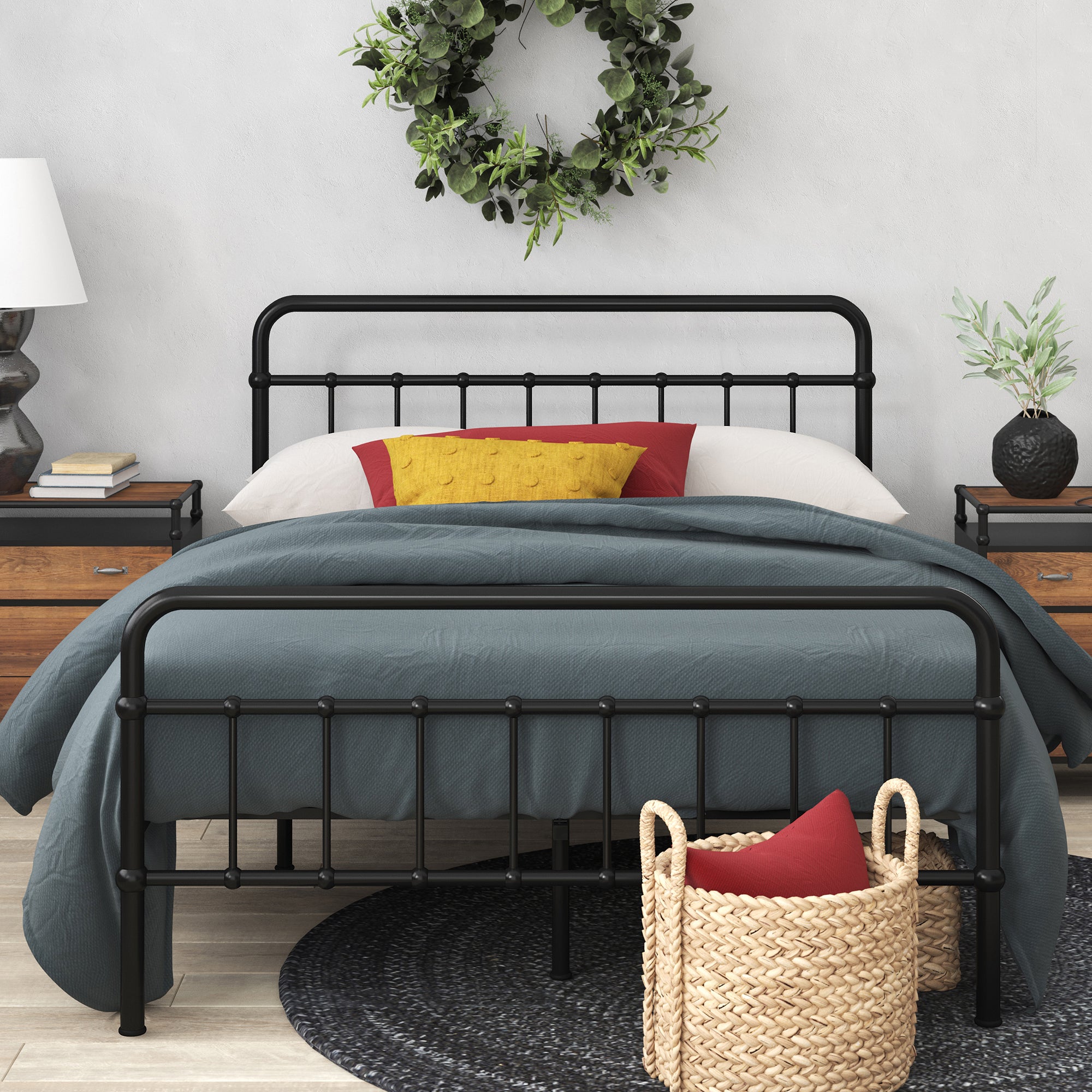 Florence Metal Platform Bed Frame | Zinus