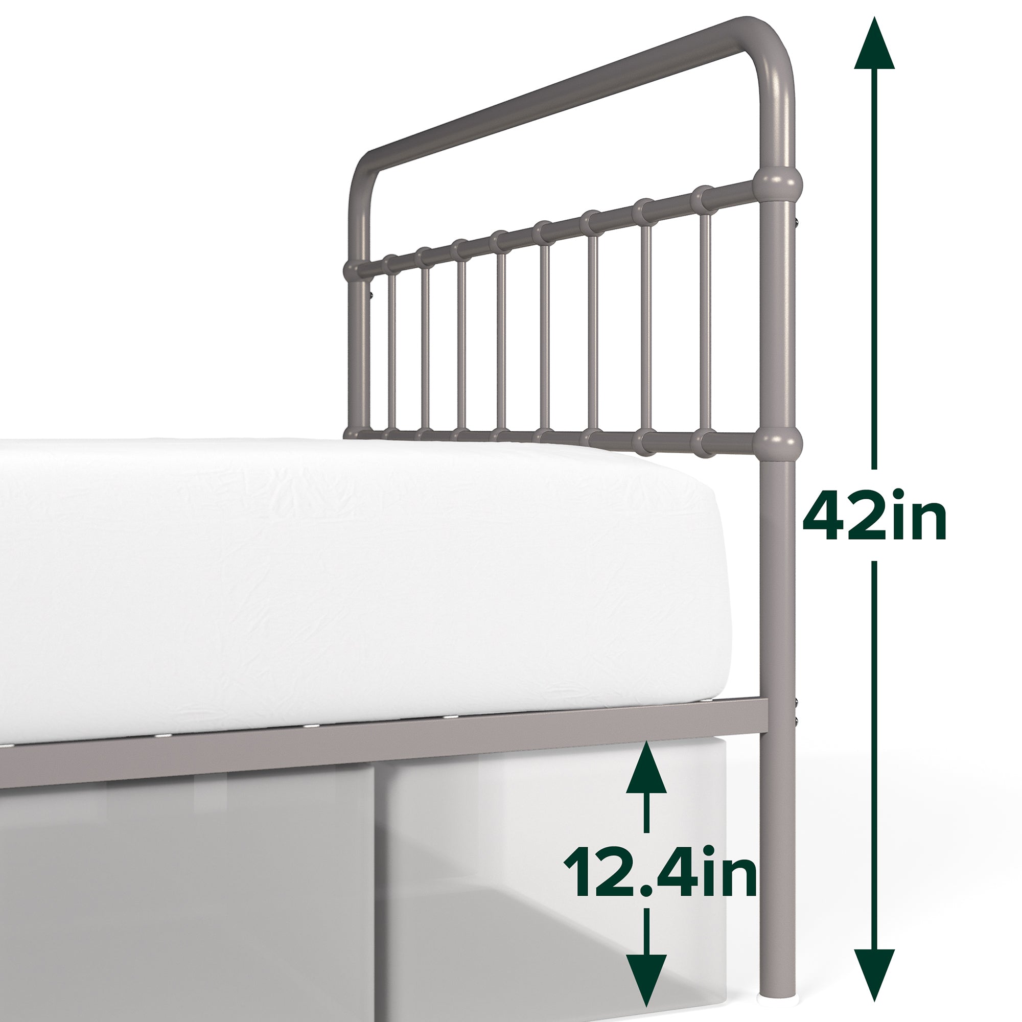 Zinus Florence Bed 90 X 190 Cm, Metalen Lattenrooster Met Hoofd En Voeteneinde Hoogte 35 Latten Eenvoudige Montage Opbergruimte Onder Het Bed Zwart 2122403320 Zinus Florence Bed 90 X 190 Cm, Metalen Lattenrooster Met Hoofd En Voeteneinde Hoogte 35 Latten Eenvoudige Montage Opbergruimte Onder Het Bed Zwart 2122403320