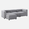 luca reversible sofa in grey