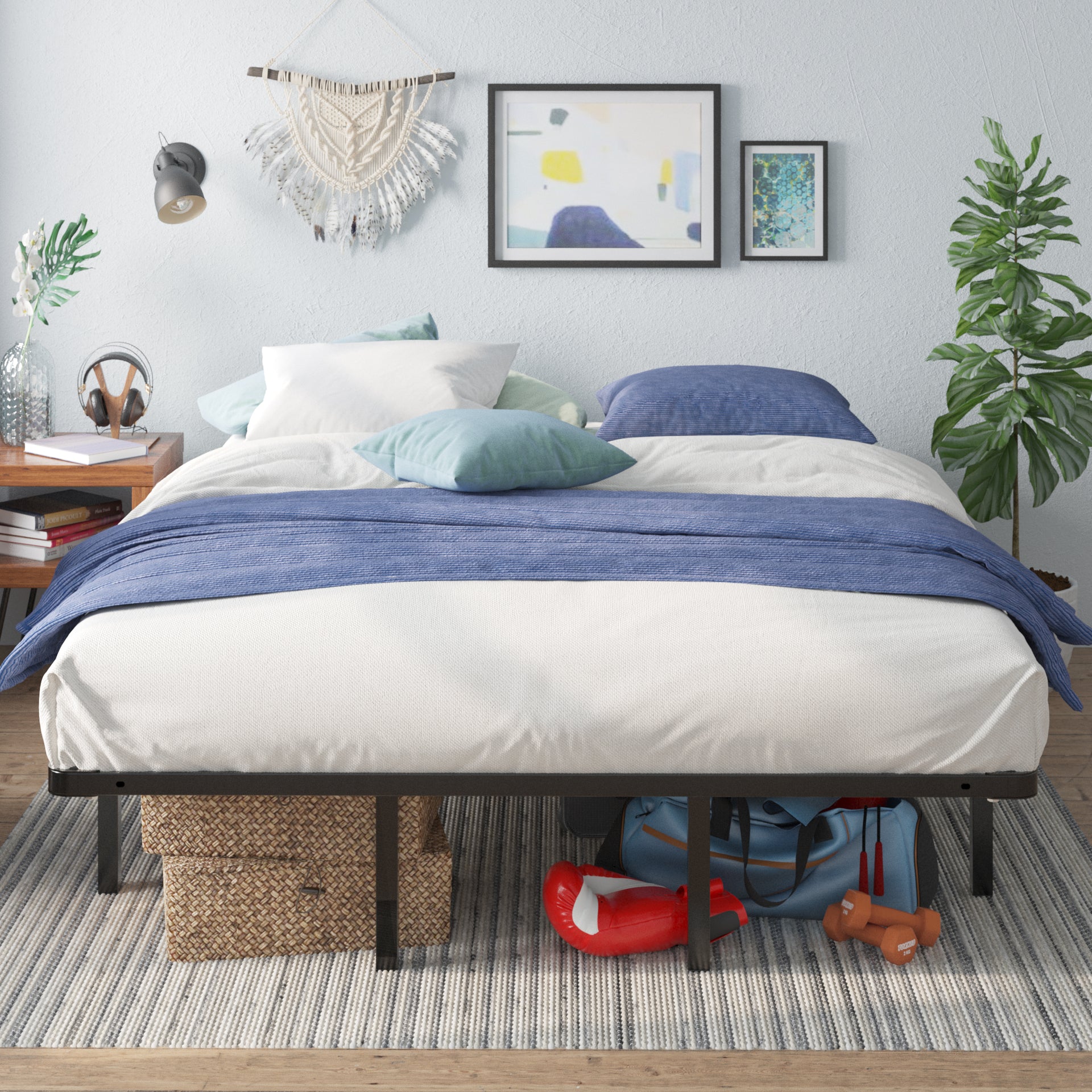 Pressure Relief Euro Top iCoil® Hybrid Mattress Zinus