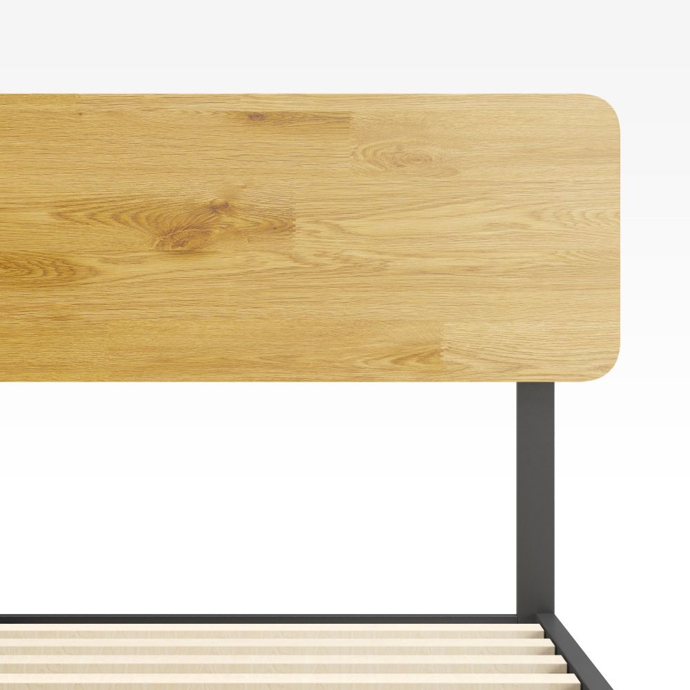 Olivia Metal and Wood Platform Bed Frame | Zinus