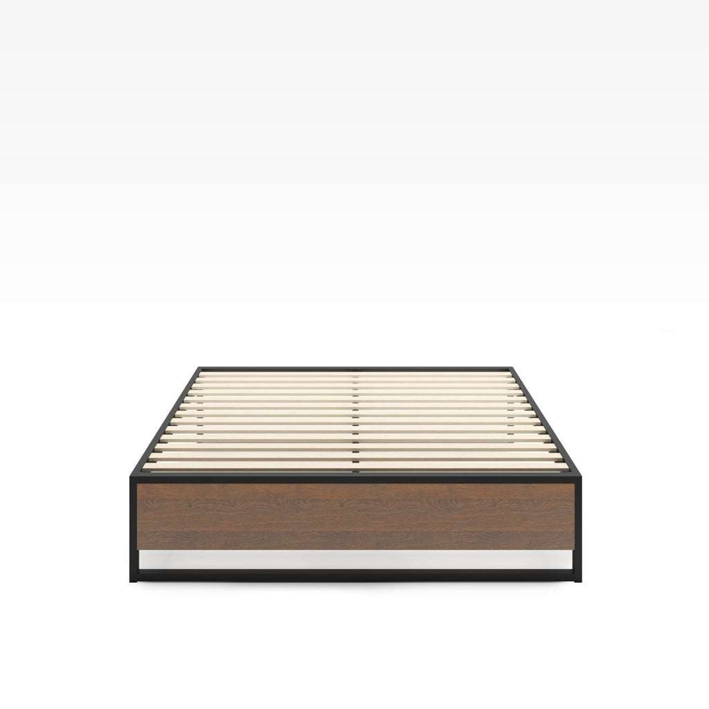 14 inch Suzanne Metal and Wood Platform Bed 