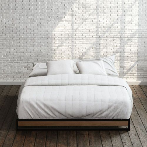 Suzanne Metal and Bamboo Platform Bed Frame - GOOD DESIGN™ Award Winner