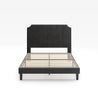 Charlotte upholstered platform bed frame Front