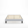 Curtis Upholstered Platform bed frame, Light Grey