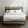 Suzanne Metal and Bamboo Platform Bed Frame with USB Port view 1