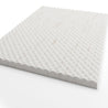 3  Cooling Copper Swirl Convoluted memory foam mattress Topper Detail1