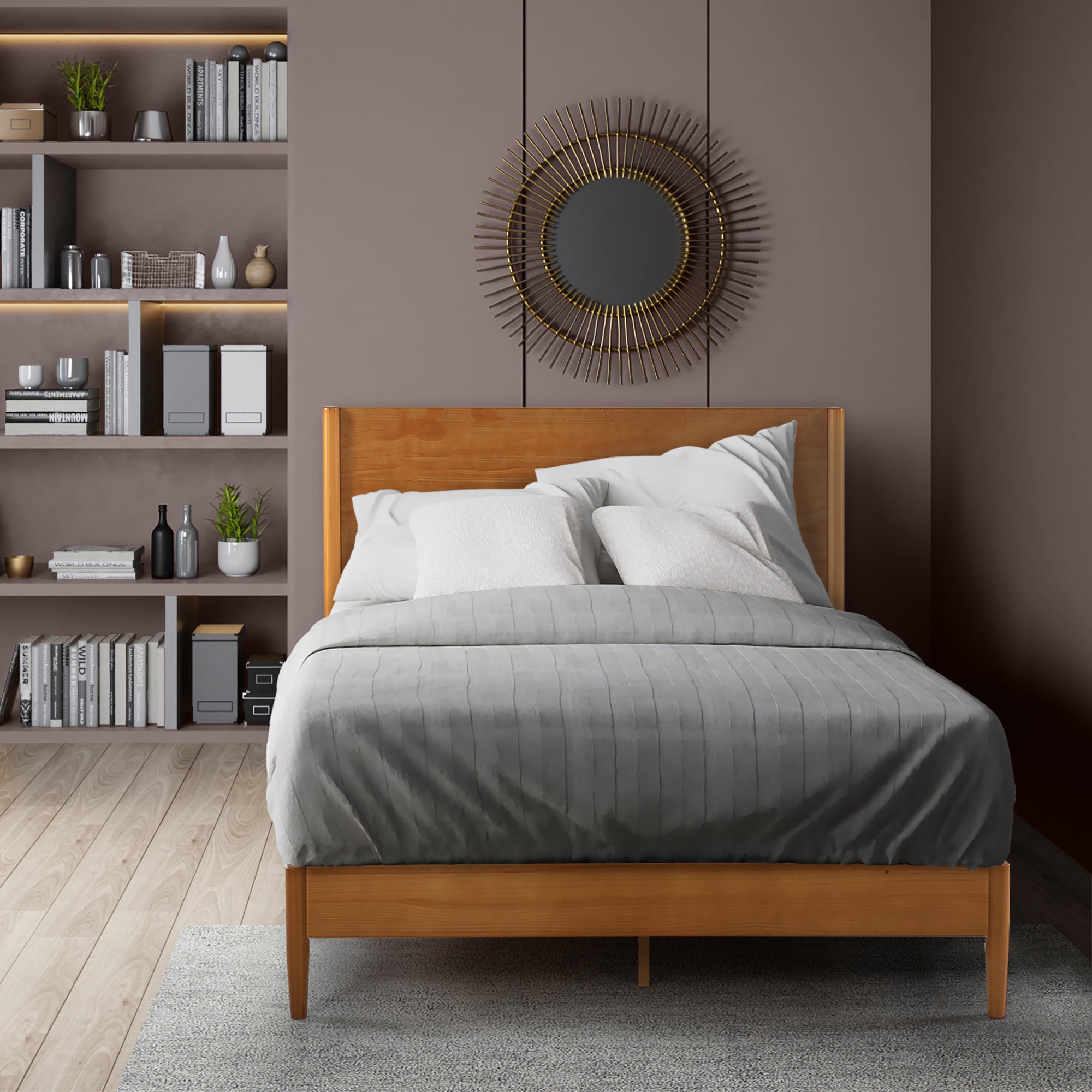 Allen Wood Platform Bed Frame | Zinus