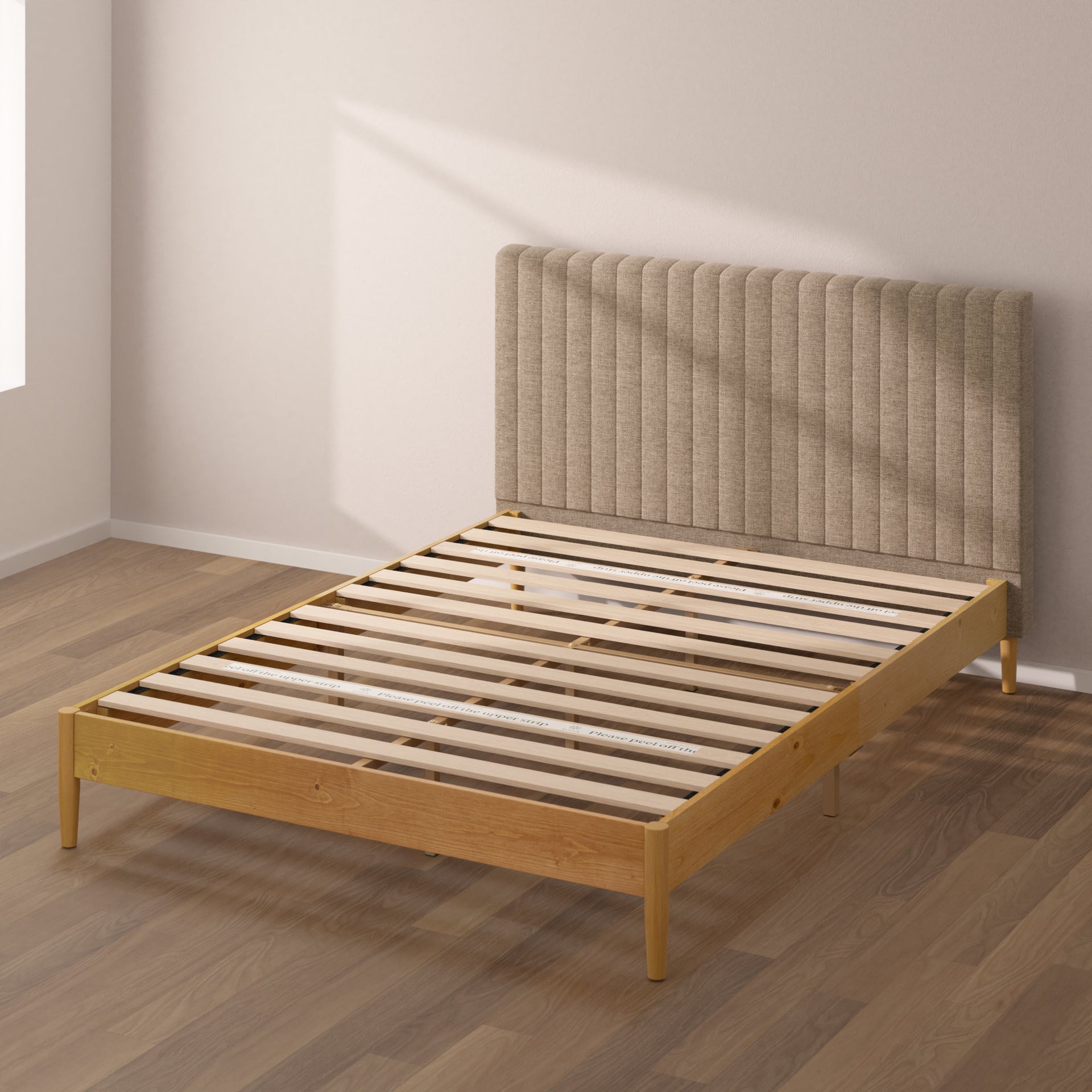 Metal and Wood Platform Beds Zinus