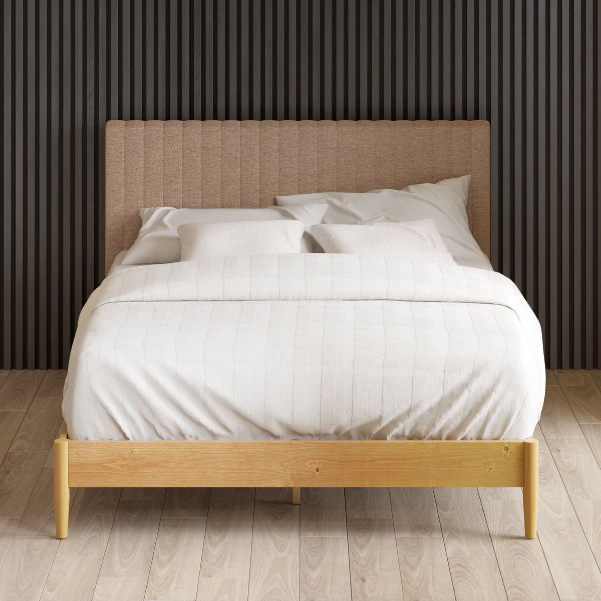 Metal and Wood Platform Beds Zinus