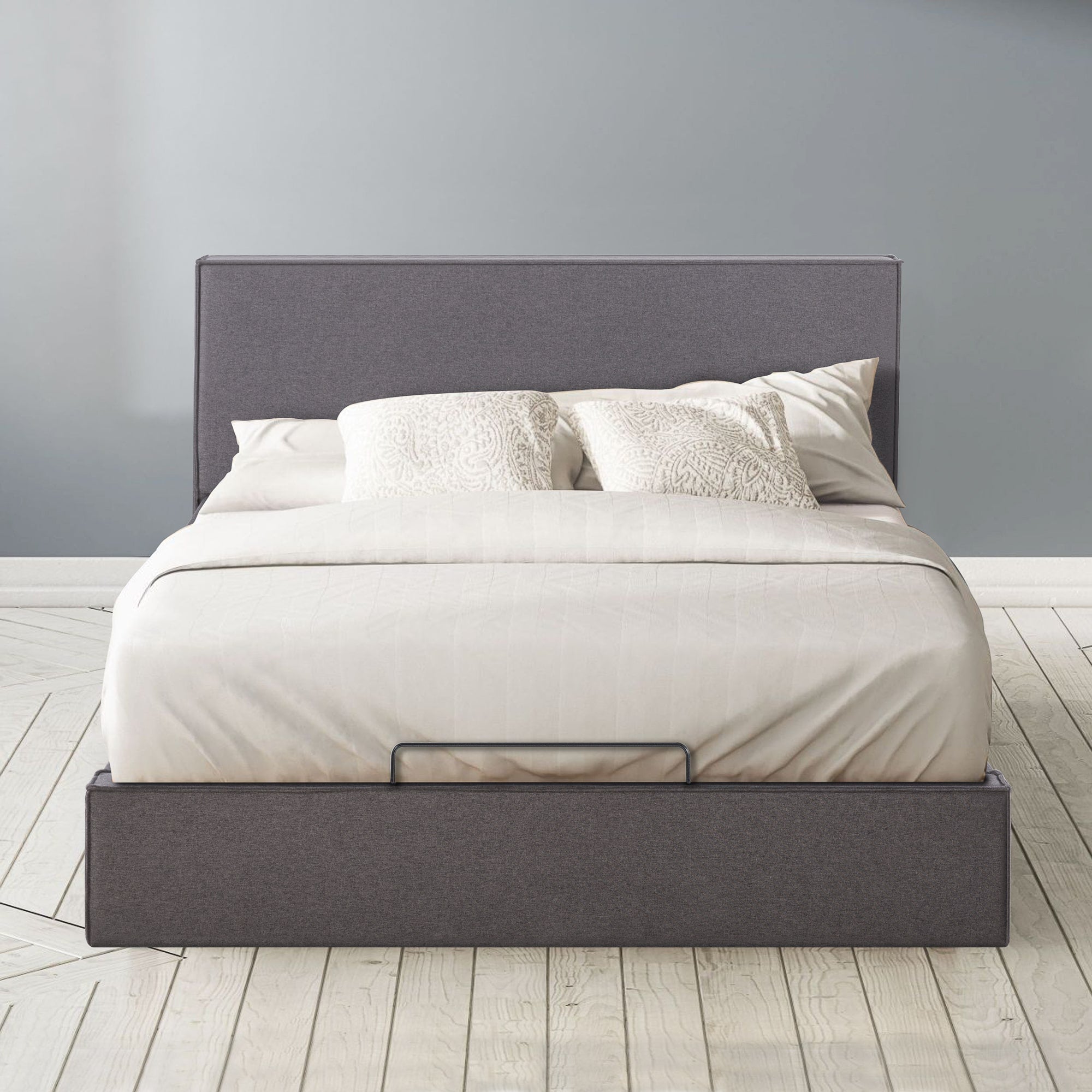 Finley Upholstered Platform Bed Frame with Lifting Storage