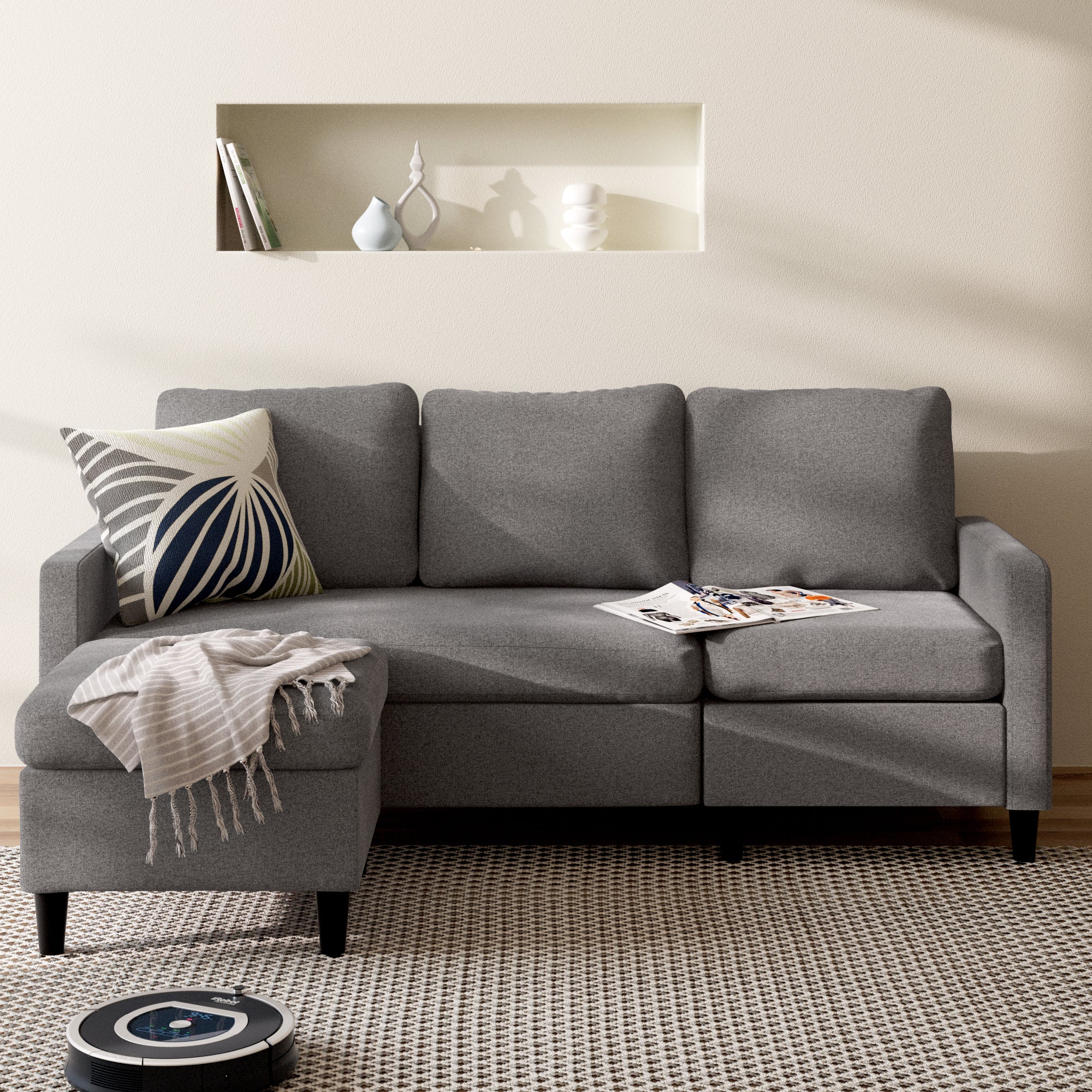 Grey Couch Living Room Ideas  Grey couch living room, Couches living room,  Grey sofa living room
