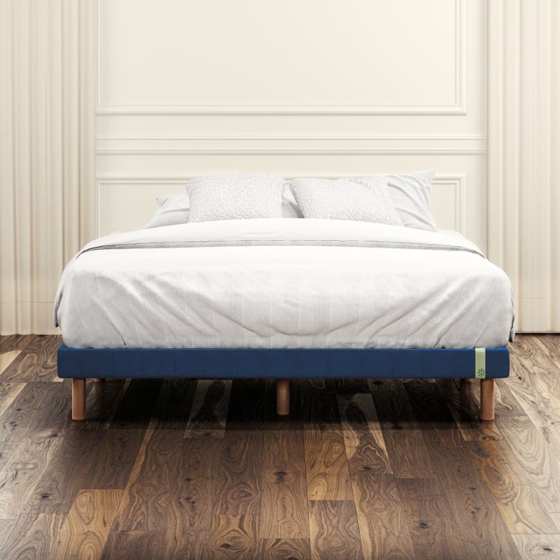 2019 GOOD DESIGN™ Award Winner - Justina Metal Mattress Foundation navy 11 inch