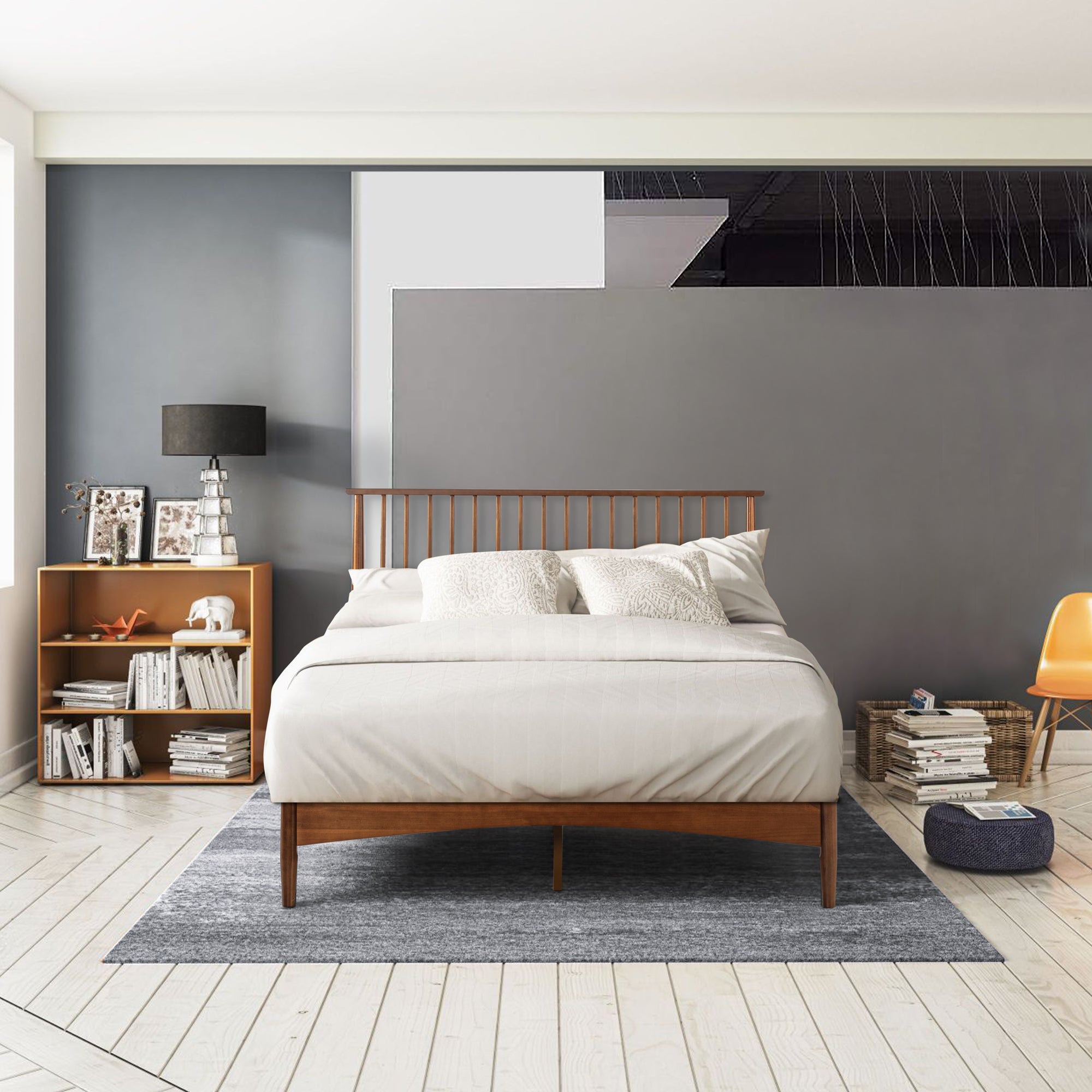 Linda Wood Platform Bed Frame Zinus