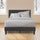 Shalini Upholstered Platform Bed Frame with USB Ports view 1