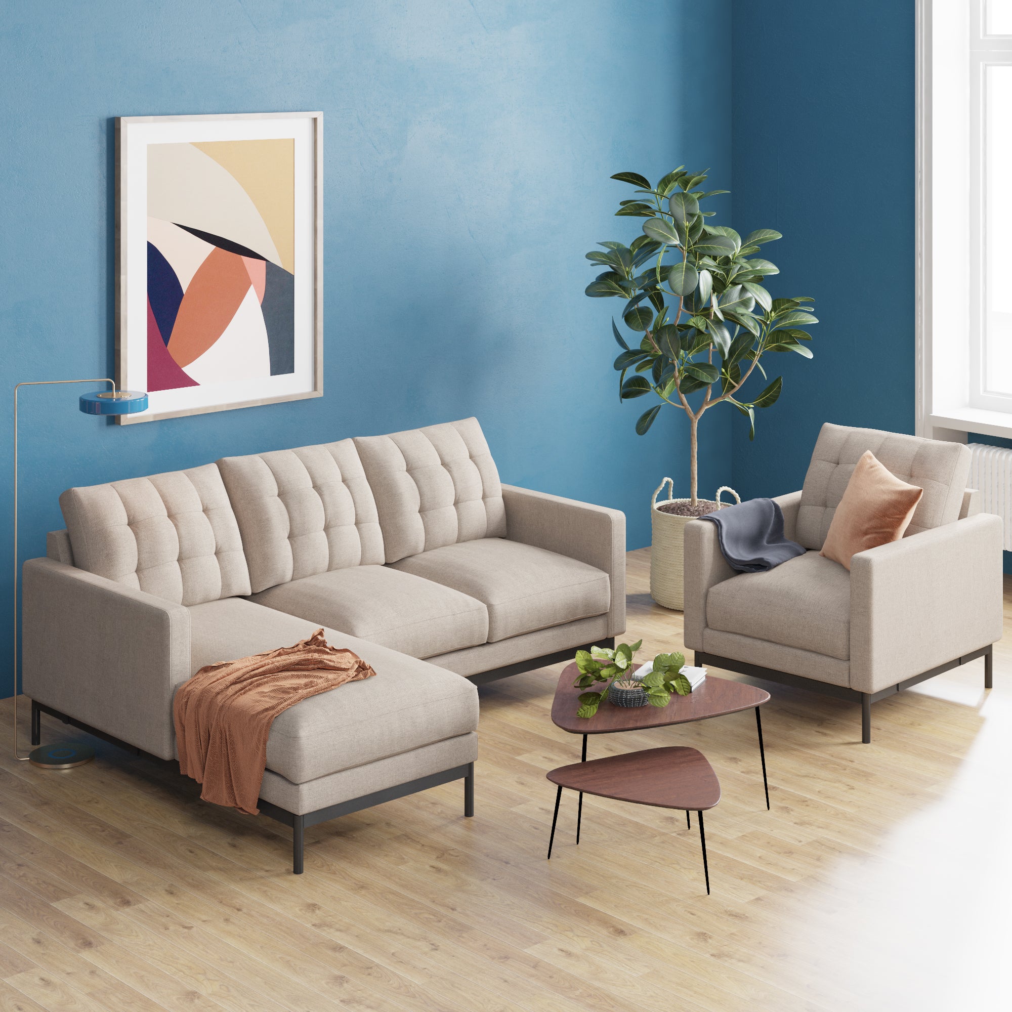 Thompson Reversible Chaise Sectional