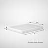 Quick Lock Metal Box Spring 7.5 inch queen size shown